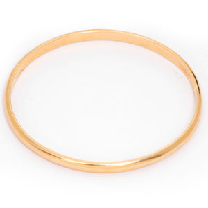 Tiffany & co. 18K Yellow Gold Oval Bangle Size 7 1/4