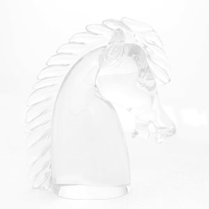 Cartier Crystal Horse Head Figurine