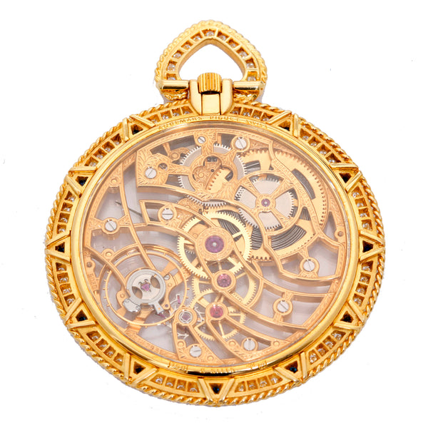 Audemars Piguet Diamond and Sapphire Pocket Watch