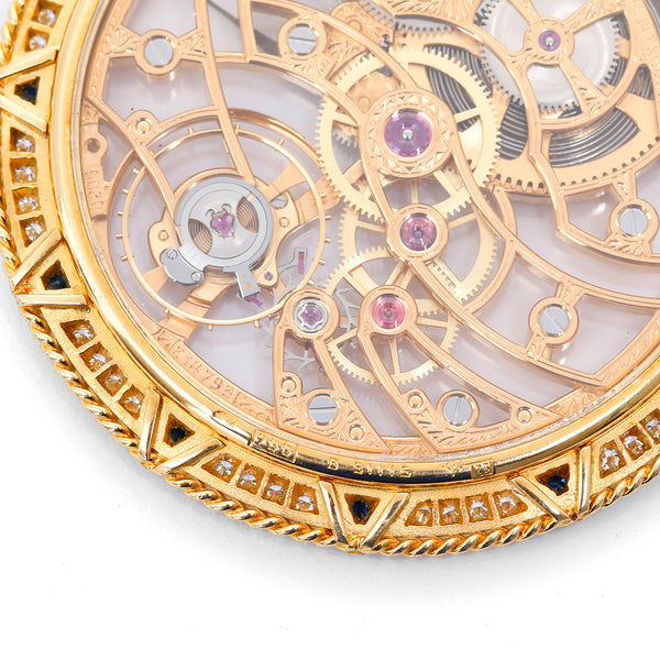 Audemars Piguet Diamond and Sapphire Pocket Watch