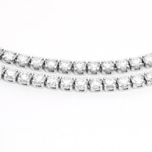 Stunning 18k White Gold  40.37ctw. Diamond Opera Necklace