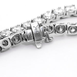 Stunning 18k White Gold  40.37ctw. Diamond Opera Necklace