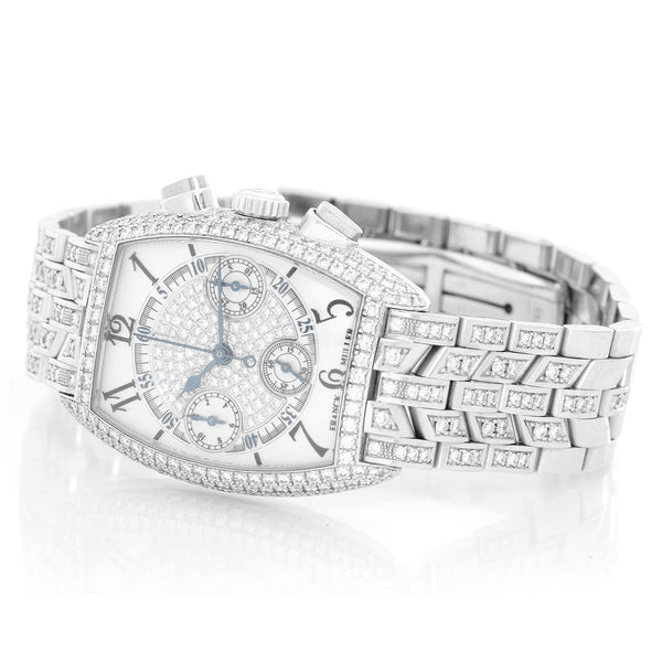 Franck Muller Cintree Curvex Chronograph Pave Diamond