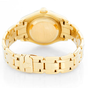 Rolex Ladies Masterpiece/Pearlmaster Gold Diamond Watch 69298