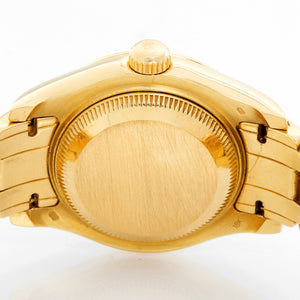 Rolex Ladies Masterpiece/Pearlmaster Gold Watch 69298