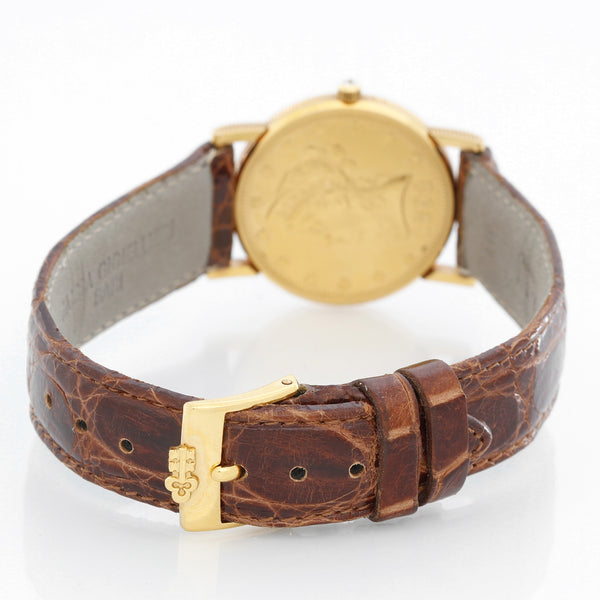 Corum $10 22K Gold Eagle 1893 Unisez Watch