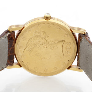 Corum $10 22K Gold Eagle 1893 Unisez Watch