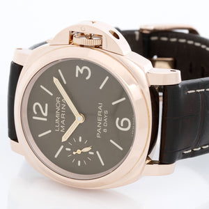 Panerai Luminor 8 Day Rose Gold Pam 511 Watch