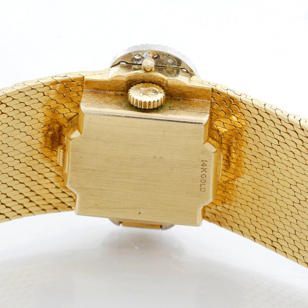 Omega 14K Yellow Gold Vintage Ladies Watch
