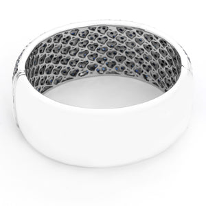Sterling Silver Sapphire Bangle