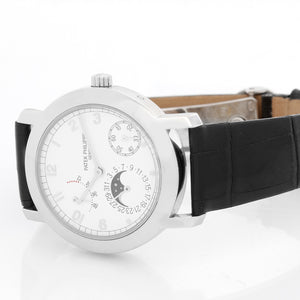Patek Philippe  Moon phase Power Reserve Men's White Gold Watch ref. 5055 G  or 5055G-001