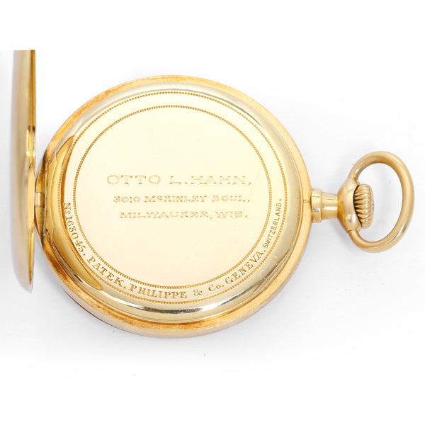 Patek Philippe & Co. 18K Yellow Gold Open Face Dress Pocket Watch