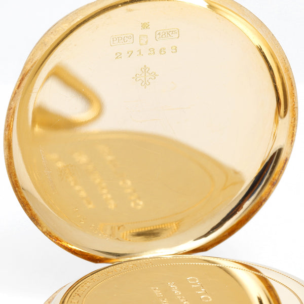 Patek Philippe & Co. 18K Yellow Gold Open Face Dress Pocket Watch