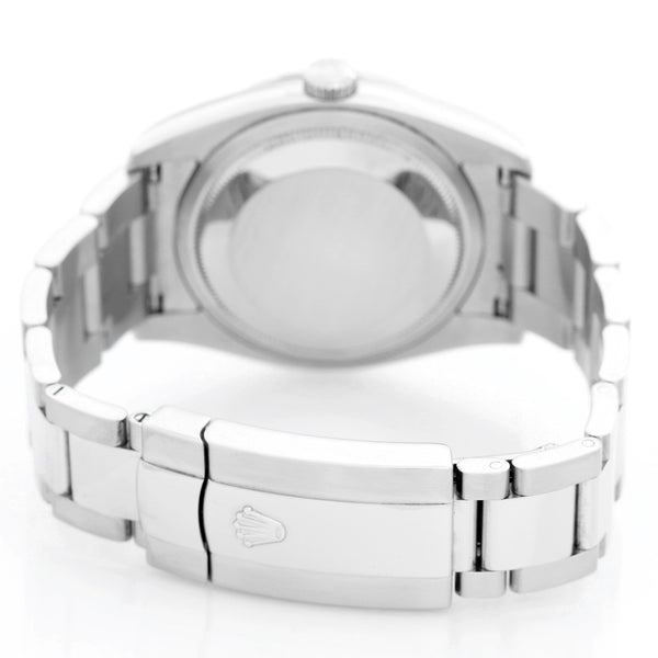 Men's Rolex Turnograph Datejust Stainless Steel Black Dial  Watch 116264