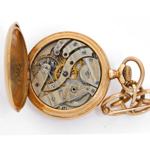 Patek Philippe & Co. 18K Gold Hunter Case and Brooch