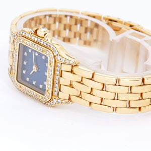 Cartier Small 18K Yellow Gold Panther  Ladies Watch