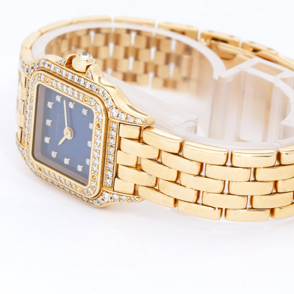 Cartier Small 18K Yellow Gold Panther  Ladies Watch