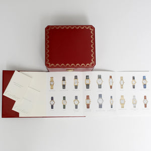 Cartier Tank Americaine Chronograph Men's 18k Gold Watch  W26011K2