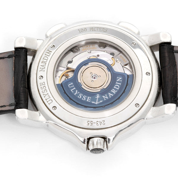 Ulysse Nardin Dual Time 243-55/92 Stainless Steel Watch