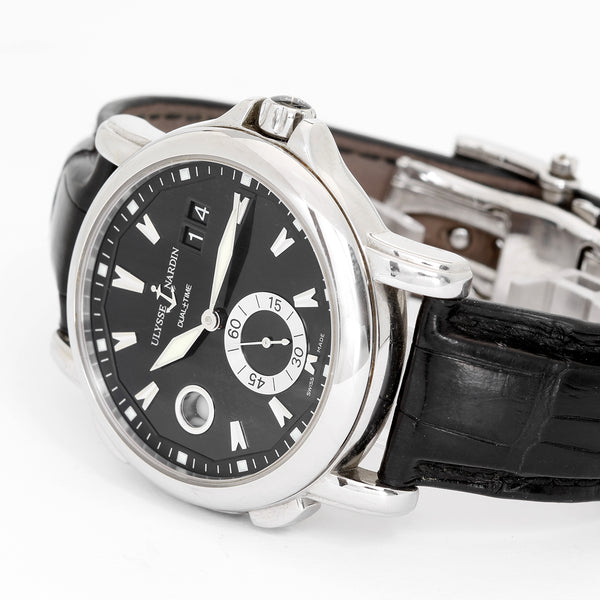 Ulysse Nardin Dual Time 243-55/92 Stainless Steel Watch