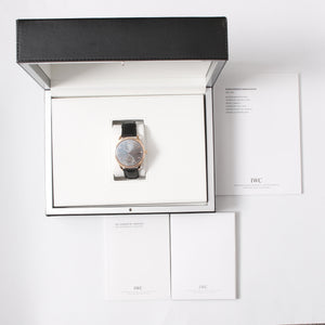 IWC Portuguese Rose Gold Hand Wound Men's Watch