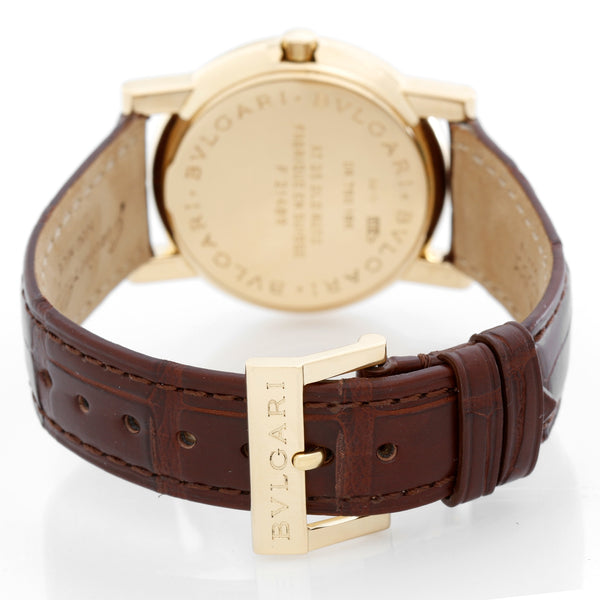 Bulgari Anfiteatro Automatic 18K Yellow Gold Watch AT35GLD