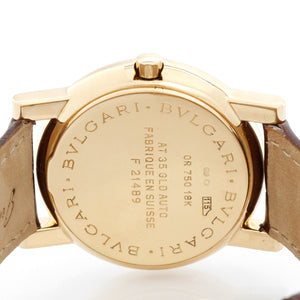 Bulgari Anfiteatro Automatic 18K Yellow Gold Watch AT35GLD