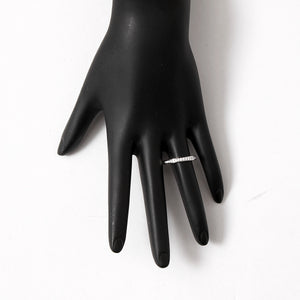 Cartier Platinum  1.9mm Diamond Band Size  5 1/2