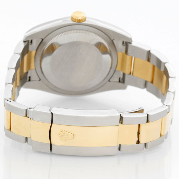 Rolex Datejust Men's 2-Tone Steel and Gold Roman Numerals Watch 116203