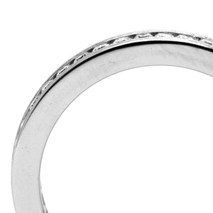 Cartier Platinum  1.9mm Diamond Band Size  5 1/2