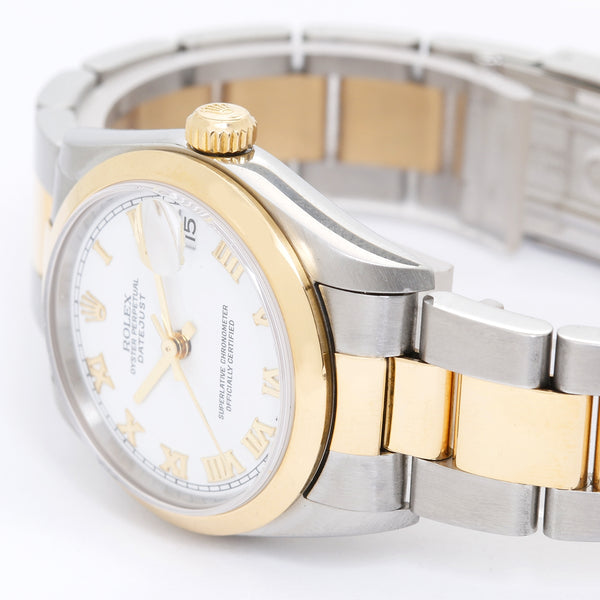 Rolex Datejust Midsize Unisex 2-Tone Watch 78243 White Dial