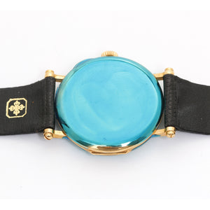 Patek Philippe 150th Anniversary Officers Watch 18k Yellow Gold with Hinged Back 3960 (or 3960J)