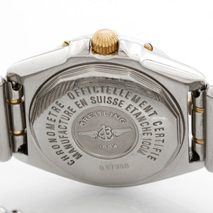 Breitling Wings Lady Steel and Gold Diamond Watch B67350