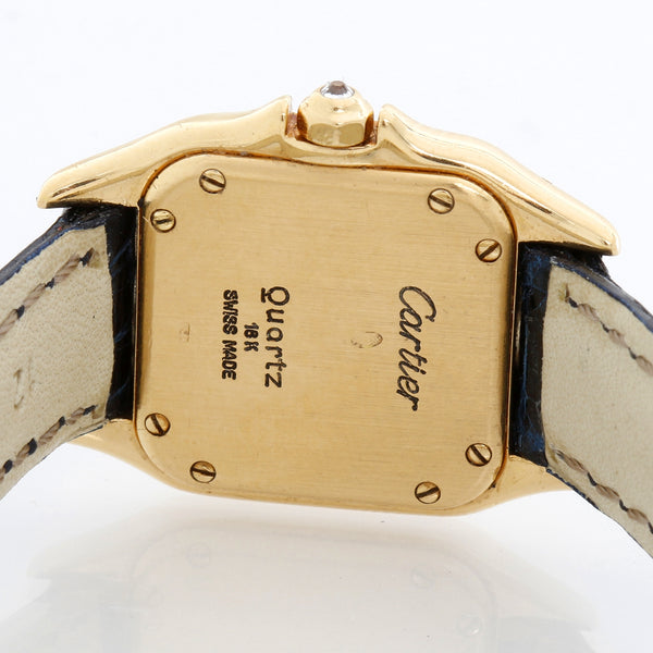Cartier Panther Ladies 18k Yellow Gold Diamond on Strap