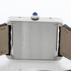 Cartier Tank Solo Stainless Steel Ladies Watch W1018255 2716