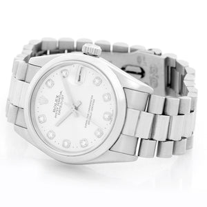 Rolex President Platinum Midsize Watch 68246