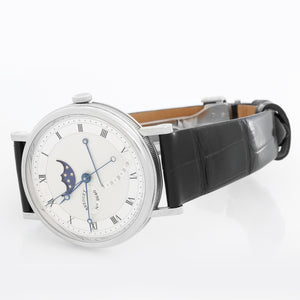 Breguet Classique Moonphase 18k White Gold Men's Watch 7787BB/12/9V6