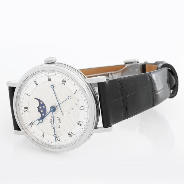 Breguet Classique Moonphase 18k White Gold Men's Watch 7787BB/12/9V6