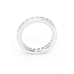 Diamond Platinum Band Size 5