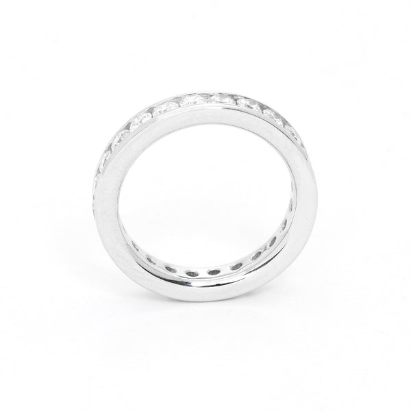 Diamond Platinum Band Size 5