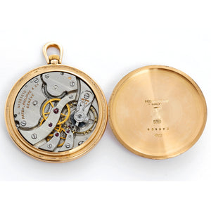 Patek Philippe 18k  Rose Gold Art Deco Pocket Watch