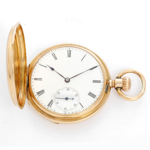 Patek Philippe Vintage 18k English Hunting Case Pocket Watch