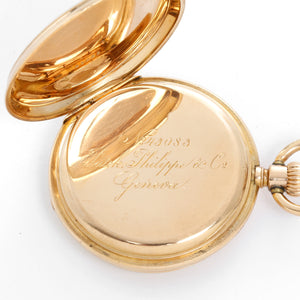 Patek Philippe Vintage 18k English Hunting Case Pocket Watch