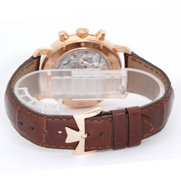 Vacheron Constantin Traditionnelle Chronograph 18k Rose Gold Watch 47120