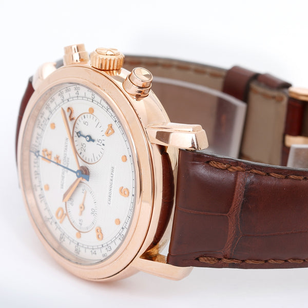 Vacheron Constantin Traditionnelle Chronograph 18k Rose Gold Watch 47120