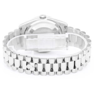Rolex President Day-Date Men's 18k White Gold Watch 118239