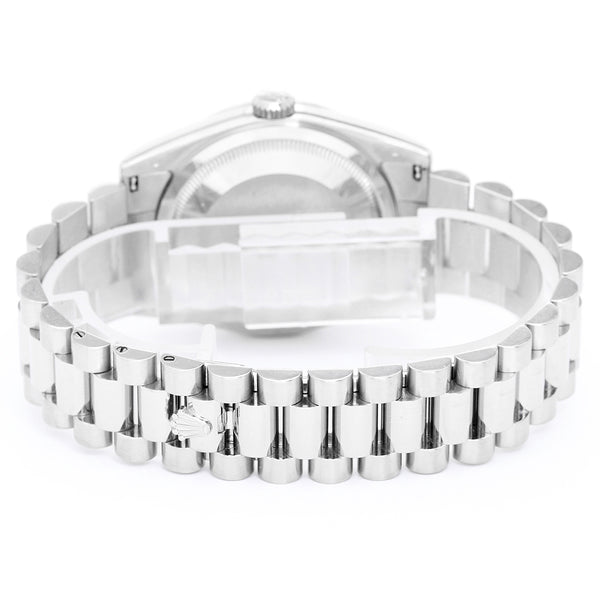 Rolex President Day-Date Men's 18k White Gold Watch 118239