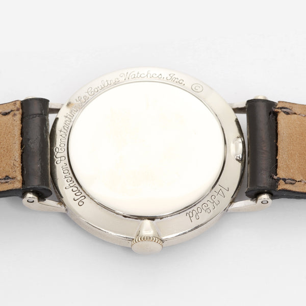 Rare Men's Jaeger-LeCoultre Mystery 14k Galaxy Watch