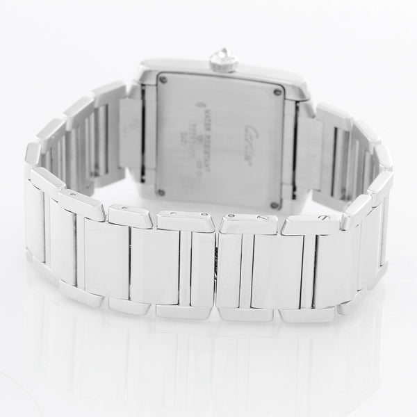 Cartier Tank Francaise 18k White Gold Midsize Watch WE101851
