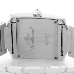 Cartier Tank Francaise 18k White Gold Midsize Watch WE101851
